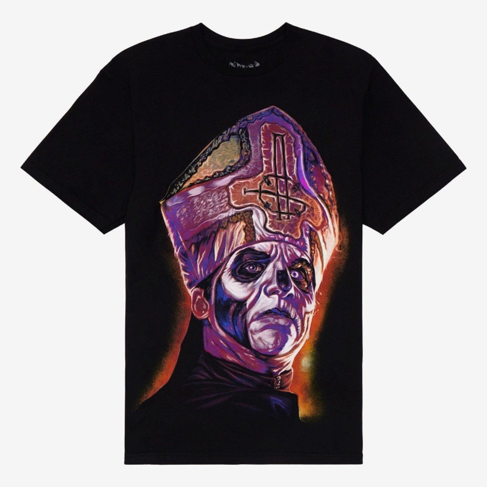 Unisex Ghost Papa Emeritus‎ 3 T-Shirt Hot Topic Nameless Ghoul Cardinal Copia